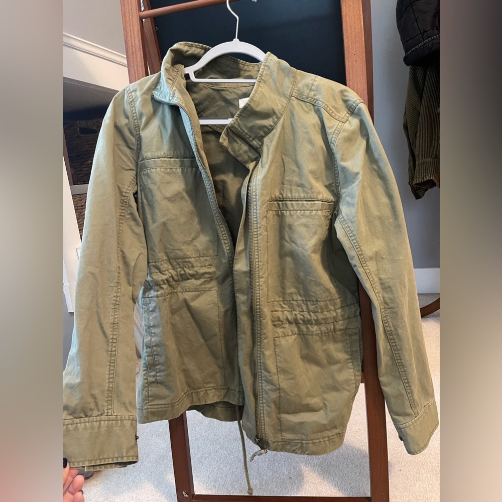 Jcrew army green jacket